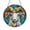 Acrylic 3.5 Inch, variant on Artistic Goat Motif Glass Window Decor – Stained Glass Style2001