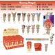 thumbnail image 3 of Caja ciega de Sonny Angel, figura de anime de frutas y verduras de Mofusand Hippers que mira hacia atrás, decoración de habitación, regalo de animal navideño, juguete Hippers, 3 of 5
