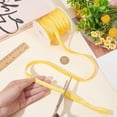 thumbnail image 2 of 27.3Yard Flat Satin Piping Ribbon 1/2 inch Piping Bias Tape with Welting Cord Cotton Ribbon for Sewing Clothing Trimming Upholstery Yellow, 2 of 8