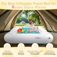thumbnail image 2 of Cama Inflable de Viaje para Niños Pequeños Abdtech con Laterales de Seguridad y Bomba, 2 of 8