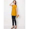 thumbnail image 5 of Made by Johnny Women's Tunic Top Casual T Shirt for Leggings S-5XL Plus Size M MUSTARD, 5 of 6