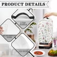 thumbnail image 3 of HELLHERO Flower Kitchen Accessories Lightweight Kitchen Counter Spill-Proof Washable Kitchen Blender Dust Covers with Top Handle, 3 of 4