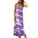 thumbnail image 1 of Vestido largo sin mangas con cuello en V y estampado informal de verano para mujer con estilo OAVQHLG3B Store  lin121212, 1 of 5