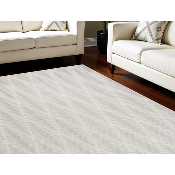 8' X 10' Gray Geometric Area Rug