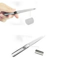 thumbnail image 3 of HBFAGFB Metal Nail Files Lightweight and Portable Beauty Tools for Going Out Daily Use Silver One Size, 3 of 5
