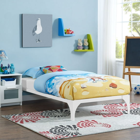 Modway Ollie Twin Bed Frame in White by Modway