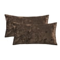 thumbnail image 2 of Home Soft Things Crushed Velvet 2 Piece Throw Pillow Cover Set - Carafe - 14" x 26", 2 of 8