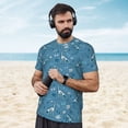 thumbnail image 4 of Wukai Dinosaur Skull Print Men's Short-Sleeved Mesh T-Shirt,Quick-Dry Short Sleeve Workout T-Shirt-Large, 4 of 8