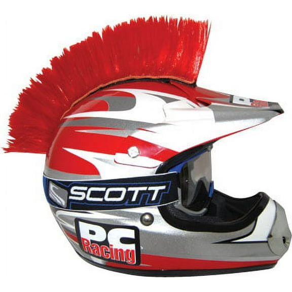 PC Racing PCHMRED Helmet Mohawk