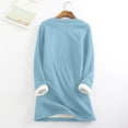 thumbnail image 4 of DPTALR Chandail d'Hiver Décontracté en Peluche à Manches Longues Col Rond pour Femmes, 4 of 4