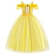 thumbnail image 4 of Vestidos de princesa bella para niños, disfraz de fiesta de cumpleaños para niñas, ropa de flores de Halloween, disfraz de fantasía de La Bella y La Bestia, 4 of 5