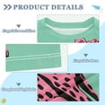thumbnail image 2 of FORMRS Boys Rash Guard Short Sleeves Swim Shirt Quick Dry UPF 50+ Sun Protection, Sizes 3-12T, Pink Cheetah, 2 of 6
