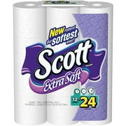 Scott Extra Soft Bathroom Tissue, 12 ct