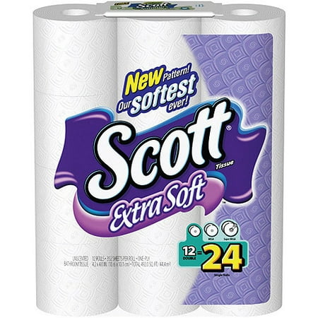 Scott Extra Soft Bathroom Tissue, 12 ct