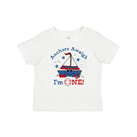 

Inktastic Little Sailboat 1st Birthday Gift Baby Boy T-Shirt