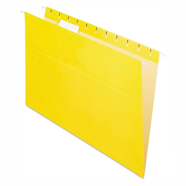 Fólder Colgante Reciclado Pendaflex Tamaño oficio Amarillo C/25 Piezas