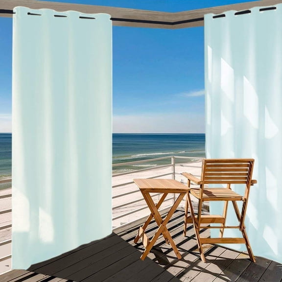 Pro Space Indoor/Outdoor Curtains Grommet Curtain 1 panel