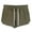 A46-Green, variant on Womens Running Shorts Cotton Casual Elastic Waist Drawstring Loose Fit Workout Athletic Shorts with Side Pockets
