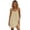 210#Beige, variant on Women's Backless Cami Lounge Dress Sleeveless Open Back House Dress with Adjustable Back Tie Black S