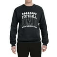 thumbnail image 2 of Wild Bobby, Football Dad Better Than a Regular Dad Father's Day Unisex Crewneck Sweatshirt, Black, Small, 2 of 6