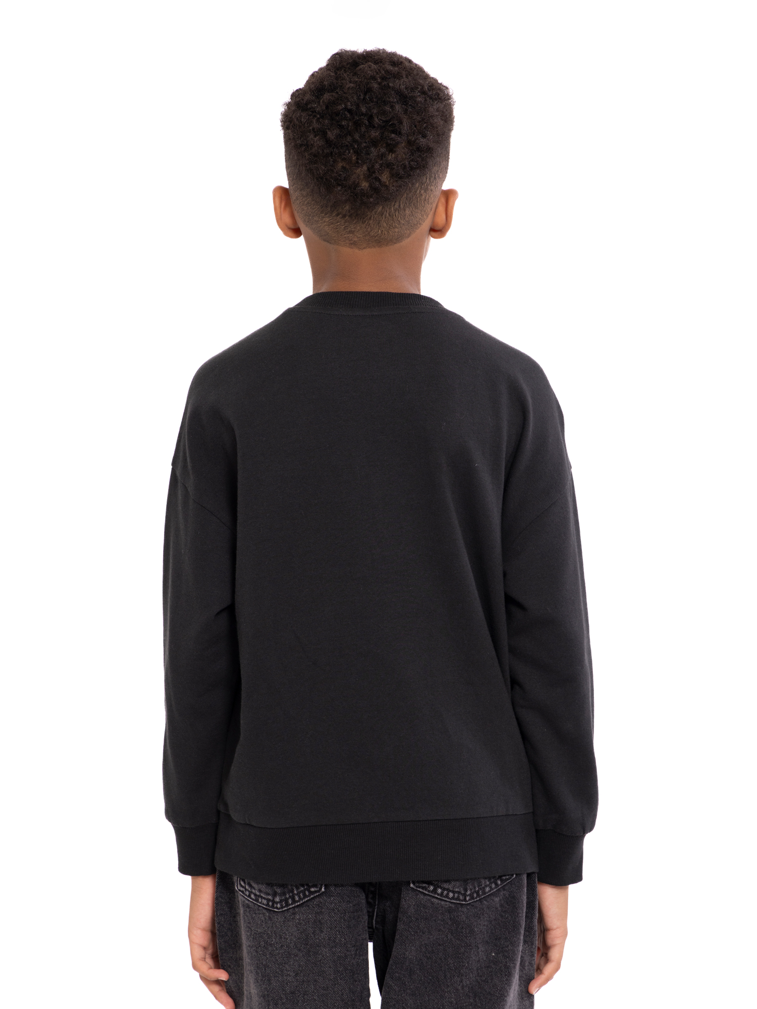 Monster Jam Boys Long Sleeve Holiday Graphic Crewneck, Sizes 4-18