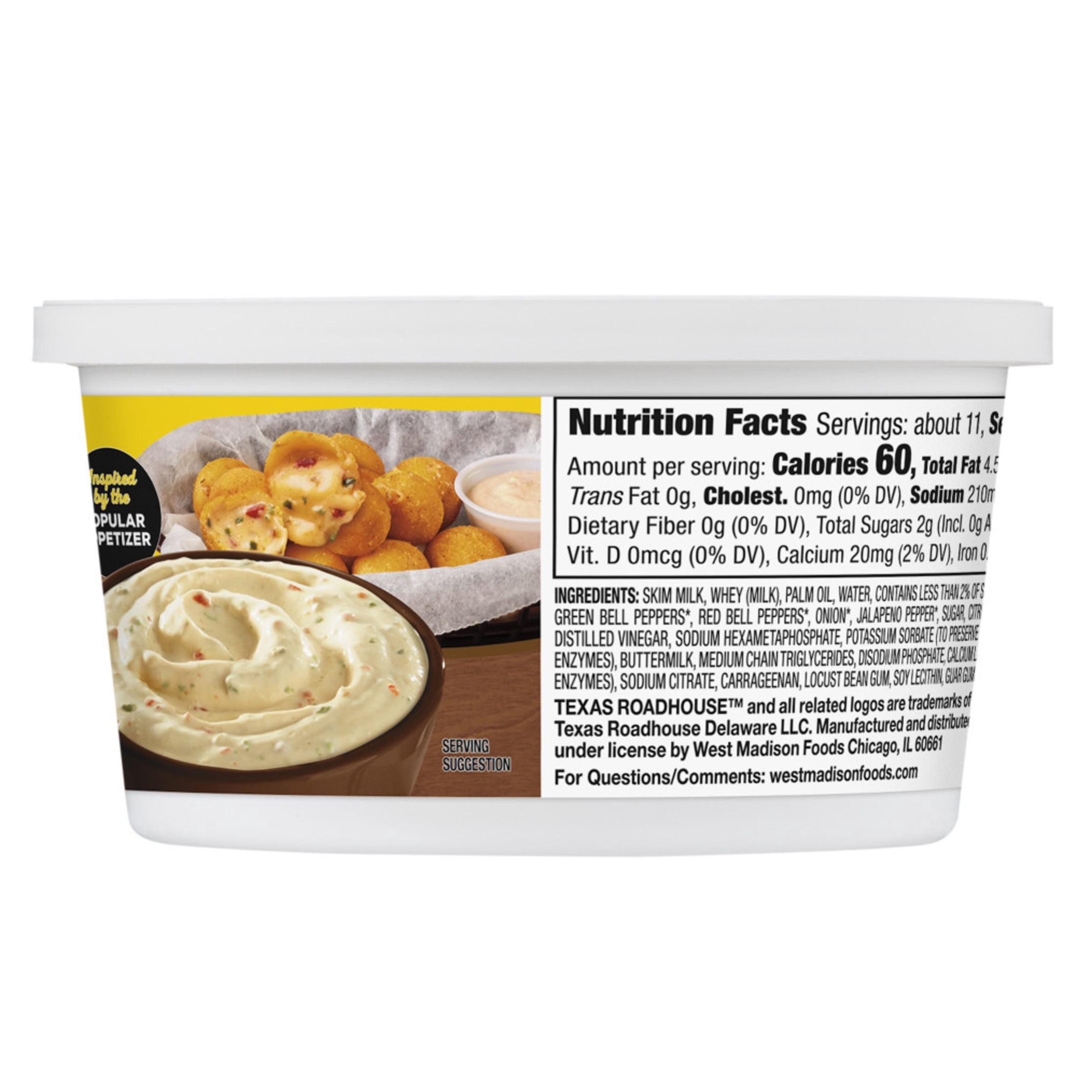 Texas Roadhouse® Rattlesnake Dip 12 oz, Refrigerated Dairy Dip