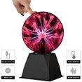 thumbnail image 3 of Refurbished Jinsinto 6 Inch Plasma Ball USB Lamp, Touch and Sound Activated, Magic Lighting, Butterfly Design, 3 of 4
