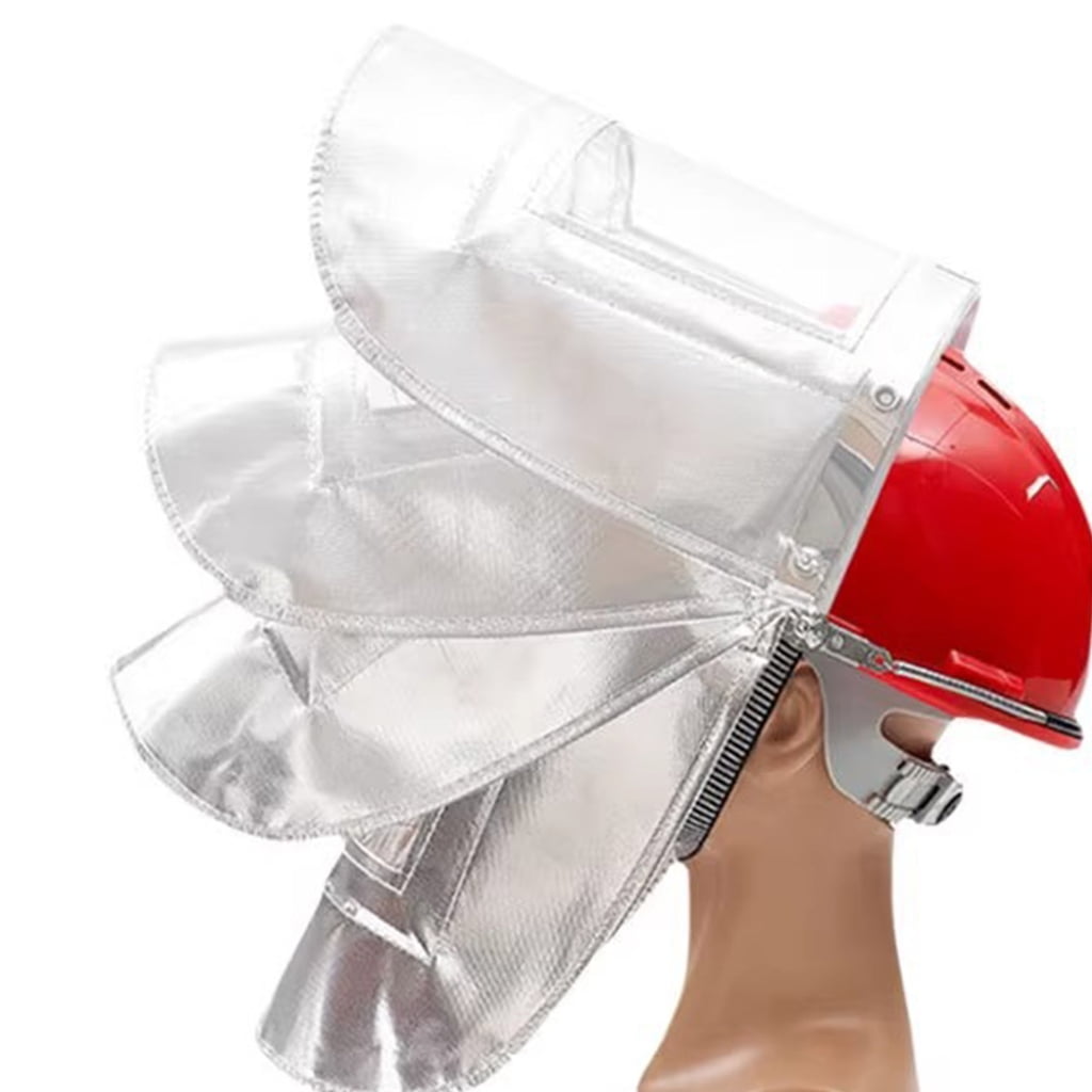 MOMOJIA Flexible Plastic Face Guard Hat for Work, Grinding, Cutting Headgear