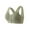 Green, variant on Lixiuxyad Women's Thin Seamless Vest Soft Support Plus Chest Small Half Fixed Cup Breathable Bra,Bras for Women Beige 100B