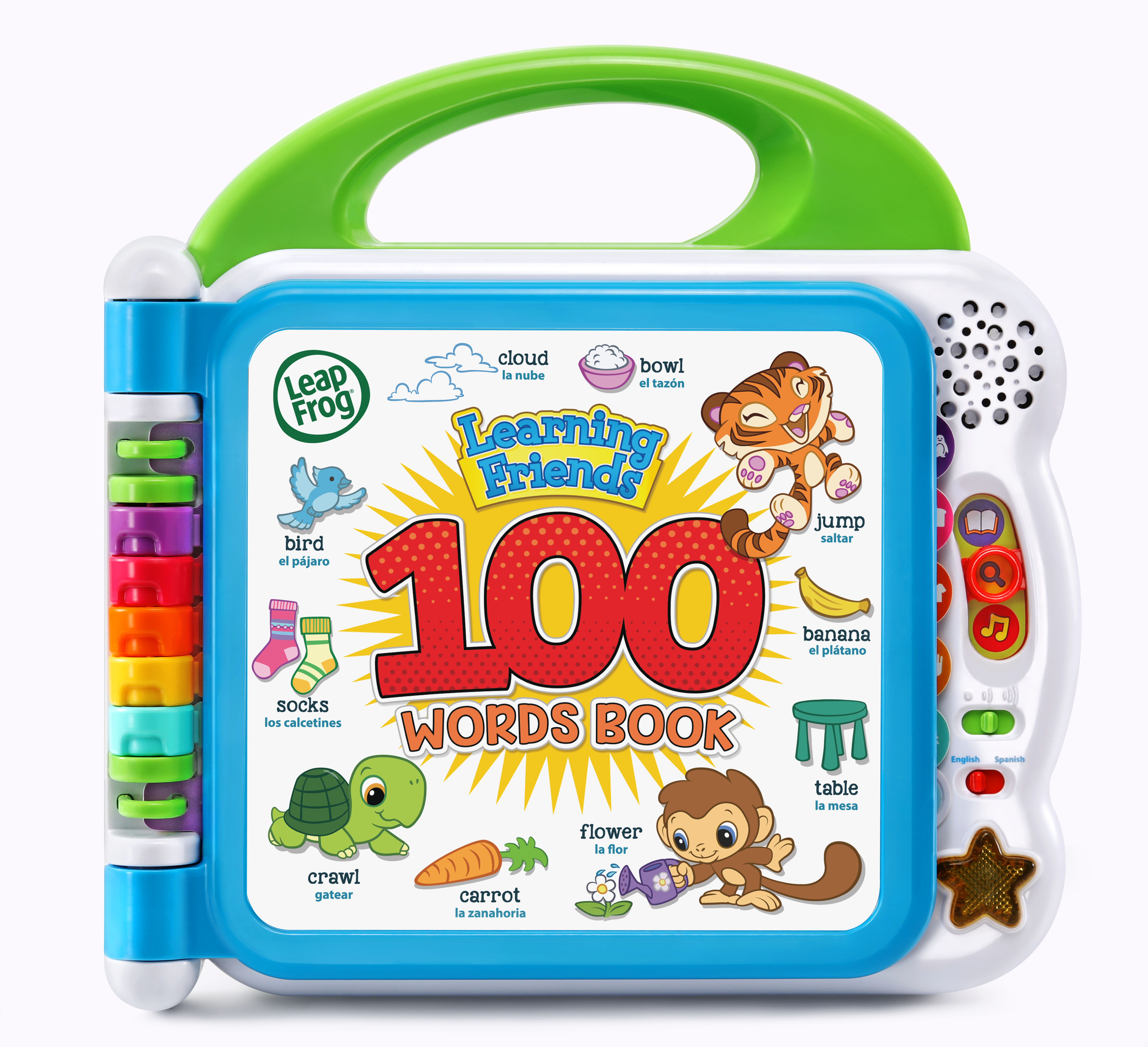 Leapfrog Learning Friends 100 Words Bilingual Electronic Book for Toddlers, Teaches Words, Spanish - image 4 of 11