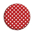 thumbnail image 2 of Junzan Red Polka Dot Tire Cover Wheel Protector For Truck Suv Trailer Camping Rv Tire Covers-17 Inch, 2 of 9