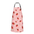 thumbnail image 2 of Lsque Cute Strawberry C Waterproof Apron Chef Aprons for Men Heavy Duty Chemical Work Apron Extra Long Grilling Aprons with Adjustable Bib Apron, 2 of 9