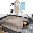 thumbnail image 2 of Bolso de Dormir Térmico Sunnimix Camping Senderismo Viajes 2kg Gris Mejorada Colchón de Invierno para Dormir, 2 of 7