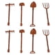 thumbnail image 2 of Herramientas agrícolas BuyWeek para casas de muñecas escala 1:12 pala azada horca en miniatura, 2 of 14