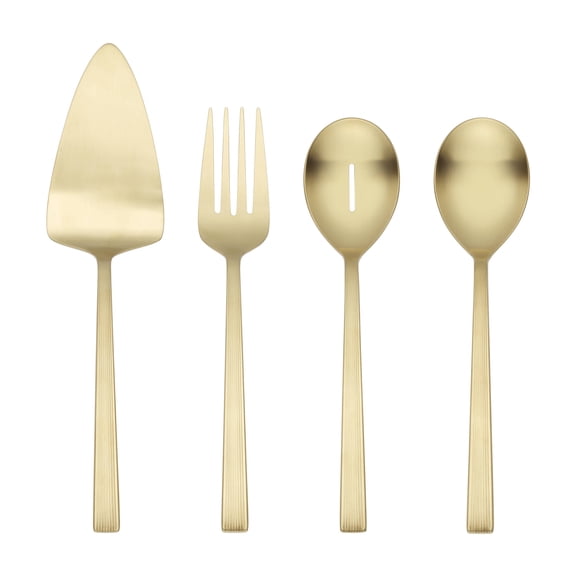 Better Homes & Gardens River Gold 4-Piece Stainless Steel Serving Set