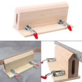 thumbnail image 2 of Ehuebsd Abrazadera Cuero Y para Costura Mejorada Clip Retención Cuero Horizontal Bricolaje, 2 of 8