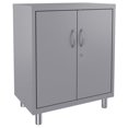 thumbnail image 1 of Pemberly Row Armoire de Rangement 3 Étagères 36x30x18 en Platine, 1 of 3
