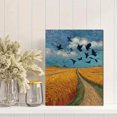 thumbnail image 2 of Blue Iris Flowers Canvas Print, Floral Wall Decor for Living Room Bedroom Dining Room Office Hallway Entryway Hotel Study Coffee Shop, 2 of 8