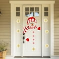 thumbnail image 2 of FNNMNNR Christmas Snowman/Elk Garage Door Decoration Waterproof Dinosaur Face Stickers Chritsmas Garage Door Archway Entryway Car Decorations Snowman Fridge Decals Halloween Decorations O, 2 of 12