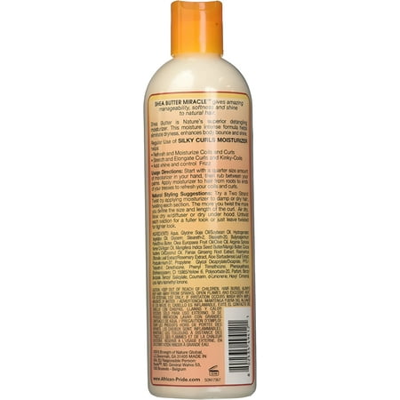 African Pride Shea Miracle Moisture Intense Silky Curls Moisturizer 12 fl. oz. Bottle