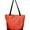 Red Dots - Black, variant on Medium Sized Dot Print Zipper Top Beach Tote Bag Red Dots - Black