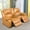 Ginger, variant on Semi PU and PVC Unit Sofa - Modern Sofa with Intelligent Functions, Solid Wood Frame, and High-Quality Sponge for Living Room