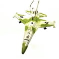 thumbnail image 2 of General Dynamics F-16 Fighting Falcon Jet Airplane Christmas Ornament Gray Light Green, 2 of 3