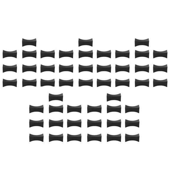 50PCS Chopsticks Rest Little Stands Spoon Fork Holder Set Utensil Cutlery Stand Black