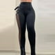 thumbnail image 2 of Gibobby pantalones cargo mujer Pantalones ajustados de malla negra para mujer de moda para mujer (Negro, S), 2 of 5