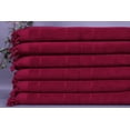 thumbnail image 4 of Face Towel, Wedding Gift Towels, Burgundy Napkin, Striped Washcloth, Terry Peshkir, 18x40 Inches Embroidered Towel, Hotel Dishcloth,, 4 of 9