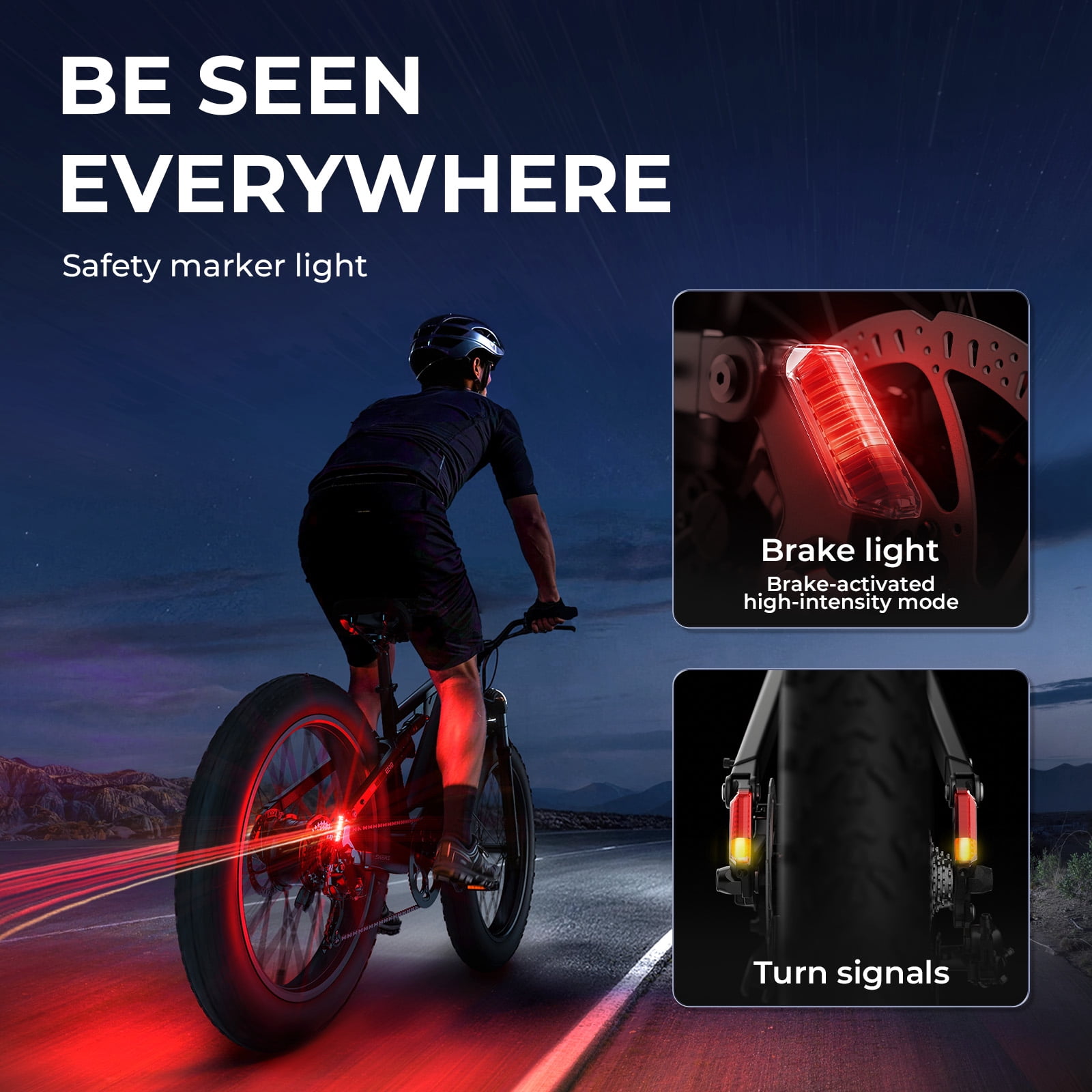Skeri 750W Electric Bike for Adults, 26” x 4” Fat Tire Full Suspension E-Mountain Bikes, 48V 13Ah Battery UL2846