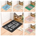 thumbnail image 2 of Alfombrilla antideslizante con texto creativo para puerta, alfombra duradera para entrada, cocina, dormitorio, balcón, sala de estar, dormitorio, Color Fivean unisex, 2 of 2