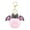 Pink, variant on 2pcs Halloween Bat Keychain Plush Fuzzy Cute Accessory for Purse Backpack Car Keys Party Gift