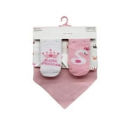 Marilyn Monroe Baby Sock & Bandana Bib Set in Princess Design - Pack of 16 - 4 Piece